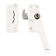Product afbeelding voor AXA Veiligheidsraamsluiting Met Haakschoot/Cilindersluiting Rechts Aluminium Wit
