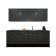 Product afbeelding voor Procasa Keuken 240cm Compleet Dark Grey Spoelbak Rechts Uit Midden Met Inbouwkoelkast Rechts
