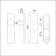 Product afbeelding voor AMI Kortschild 185/44 Klik Geheel Blind F1 Aluminium