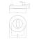 Product afbeelding voor Intersteel Sleutelrozet Rond 52x10mm Zamak Antracietgrijs 1 Paar