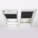 Product afbeelding voor Fakro Verduisterend Rolgordijn ARF Z-Wave Solar I 114x140cm Elektrisch Exclusief Afstandsbediening Kleur Grafiet (265)