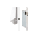 Product afbeelding voor Skantrae Hang&Sluitwerkpakket 711SSL Met Rolslot En Set Deurgrepen Vernal 50 RVS