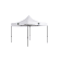 Product afbeelding voor ProOne Doorwerktent 2,9x2,9m Stalen Frame Met Kunststof Doek Wit