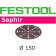 Product afbeelding voor Festool Schuurschijf STF-D150/48 P24 SA/25 Saphir 25st