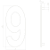 Product afbeelding voor Intersteel Huisnummer 9 150x3mm RVS Zwart