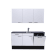 Product afbeelding voor Procasa Keuken 170cm Compleet Wit Inclusief Vaatwasser Volledig Geintegreerd