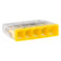 Product afbeelding voor Wago Lasklem 5-polig Transparant/Geel 100st