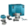Product afbeelding voor Makita Accu Boven-/Kantenfrees RT001GZ10 XGT 40V Max Met Diverse Voeten Zonder Accu En Lader In Mbox
