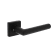 Product afbeelding voor Intersteel Deurkruk Broome Met Rozet 1 Paar 55x55x10mm 7mm Nokken Alu/Zwart