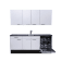 Product afbeelding voor Procasa Keuken 210cm Compleet Wit Inclusief Vaatwasser Volledig Geintegreerd