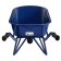 Product afbeelding voor ProOne Kruiwagen 85L Staal Buis Ovaal Blauw