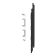 Product afbeelding voor Keralit Eindkap En Connector Rechts 2819 Nightblack Pure Mat RAL 9005 5st