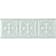 Product afbeelding voor Strip Studio Relieve Palm Beach Fern 7,3x19,8cm Glanzend
