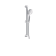 Product afbeelding voor Procasa Sky Project Glijstangset 60cm Met Handdouche 3F Chroom