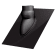 Product afbeelding voor Ubbink Dakdoorvoerpan Ubiflex Universeel 131mm 500x600mm 15-55 Graden Met Schaal Zwart
