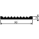 Product afbeelding voor Aluart Slijtstrip 30x3mm 3 mtr