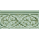 Product afbeelding voor Strip Modernista Relieve Bizantino Verde Claro 7,5x15cm Glanzend