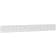 Product afbeelding voor Schuifrooster Afsluitbaar 370x40mm Kunststof Wit