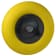 Product afbeelding voor Kruiwagenwiel Met Kogellager 400x8mm Loopvlak Foam Geel Velg Zwart