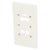 Product afbeelding voor Q-Link Montageplaat 2V Felsmoer M4 Polarwit