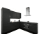 Product afbeelding voor Procasa Hoekkeuken Compleet 245x245cm Dark Grey Met 5 Inbouwapparaten Hogekast Met Koelvriescombinatie Links Vaatwasser Combi Magnetron Inductie Kookplaat En Afzuigkap