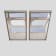 Product afbeelding voor Fakro Insectenhor AMS/A 66x200cm Handmatig Aluminium Zijdleiding