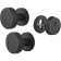 Product afbeelding voor Skantrae Hang&Sluitwerkpakket 92 231 L3 Zwart Malva 1/2 Knopkruk Musca Knop Juno Rozet Rond Kerntrekbeveiliging Meerpuntssluiting En 4x AXA Scharnier