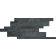 Product afbeelding voor Procasa Mozaiektegel Proslate Coal 21x40cm 9mm Modulair Mat Gerectificeerd R10