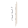 Product afbeelding voor Keralit Eindkap En Connector Rechts 2819 Sandcream Pure Mat RAL 9001 5st