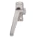 Product afbeelding voor AXA Raamsluiting 3308 Met Nok/Drukknop DIN links Aluminium F1