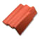 Product afbeelding voor Nelskamp Sigma-Pan TOP 2000S Gevelpan Rechts 110mm Oranjerood 301