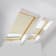 Product afbeelding voor Fakro Plissegordijn APS/W II 94x95cm Handmatig Kleur Beige Gestreept (667) Aluminium Witte Zijgeleiding