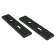 Product afbeelding voor AMI Kortschild 180/41 Recht Met Kruk-/Sleutelgat 180x41mm SL56 Aluminium Zwart