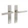 Product afbeelding voor Intersteel Deurrkruk Op Schild Rechthoek 1 Paar 219x40x9mm Blind RVS
