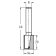 Product afbeelding voor Trasco Groeffrees Hardmetaal 14x20/60mm Aansluiting 8mm