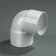 Product afbeelding voor Dyka PVC Bocht 40mm 2LV 90 Graden 2x Lijmmof Grijs