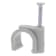 Product afbeelding voor Kabelclip rond 14 mm grijs doos 40 st