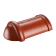 Product afbeelding voor Wienerberger Halfronde Beginkepervorst Vario 225mm Rood Satinet 610 Deest