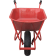 Product afbeelding voor Kelfort Kruiwagen Quad 85L 4ply Luchtband Rood