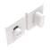 Product afbeelding voor Skantrae Toiletgarnituur Squared Regular Wit