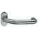 Product afbeelding voor Intersteel Deurkruk Gatdeel Op Rozet Ovaal 1 Paar 65x30x10mm Blind RVS