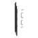 Product afbeelding voor Keralit Eindkap En Connector Links 2819 Nightblack Pure Mat RAL 9005 5st