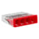 Product afbeelding voor Wago Lasklem 4-polig Transparant/Rood 100st