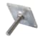 Product afbeelding voor Betonpoer Hoogteverstelling Deluxe 10x10cm M20 3mm Dik Verzinkt
