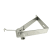 Product afbeelding voor GB Deuropvangbeugel Haaks Compleet 50x4mm 275x250x330mm Zink-Magnesium 744645B