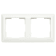 Product afbeelding voor ION Industries J1 Afdekraam Inbouw 2-voudig Alpinewit 1st