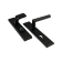 Product afbeelding voor AMI Veiligheidsdeurgarnituur 251/51 Duwer-Kruk Recht Veiligheidslangschild PC55 SKG3 Aluminium Met Kerntrekbeveiliging