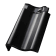 Product afbeelding voor Wienerberger Madura Gevelpan Links Vulkaanzwart Edelengobe 755