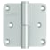 Product afbeelding voor Skantrae Paumelle Scharnier Rechts 76x76mm Mat Chroom