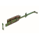 Product afbeelding voor GB Rolstaartschuif Met Bocht 400mm Geel Verzinkt 74492